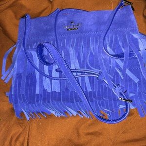 Kate spade- cristi' suede fringe crossbody bag